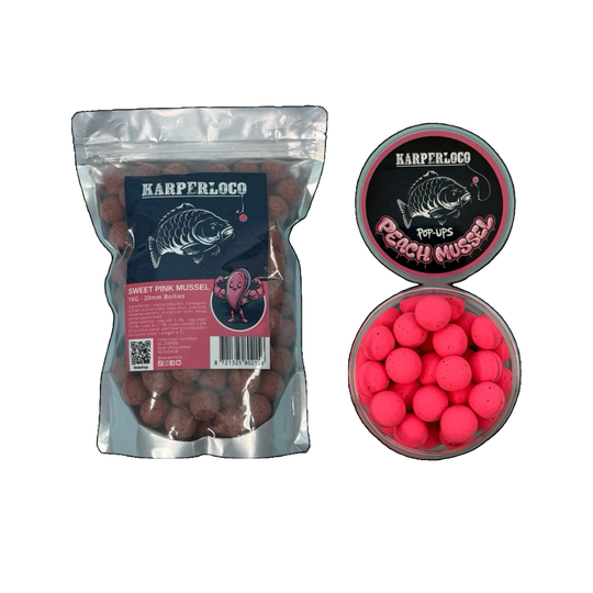 Peach Mussel Pop-ups + 1kg Sweet Pink Mussel Deal